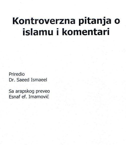 Kontroverzna pitanja o islamu i komentari